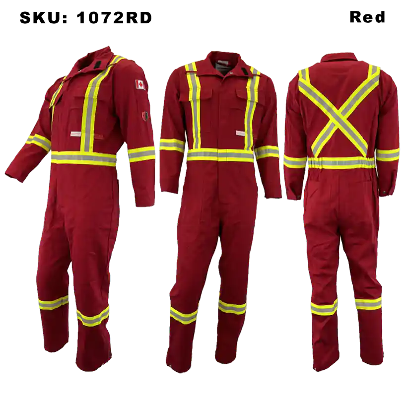 Image of Atlas Guardian® FR / Arc Flash Coveralls - Red